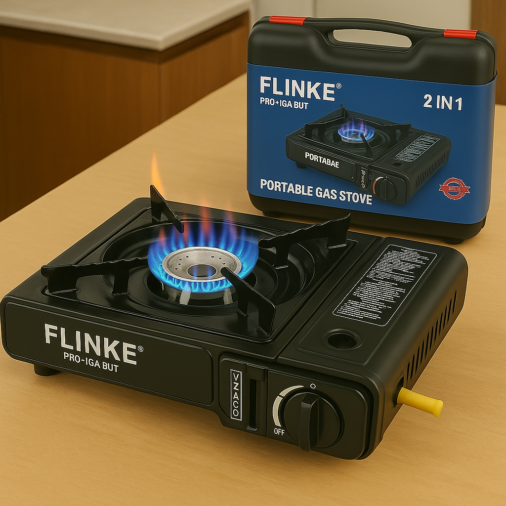 FLINKE 2 az 1-ben Hordozható Gázfőző
