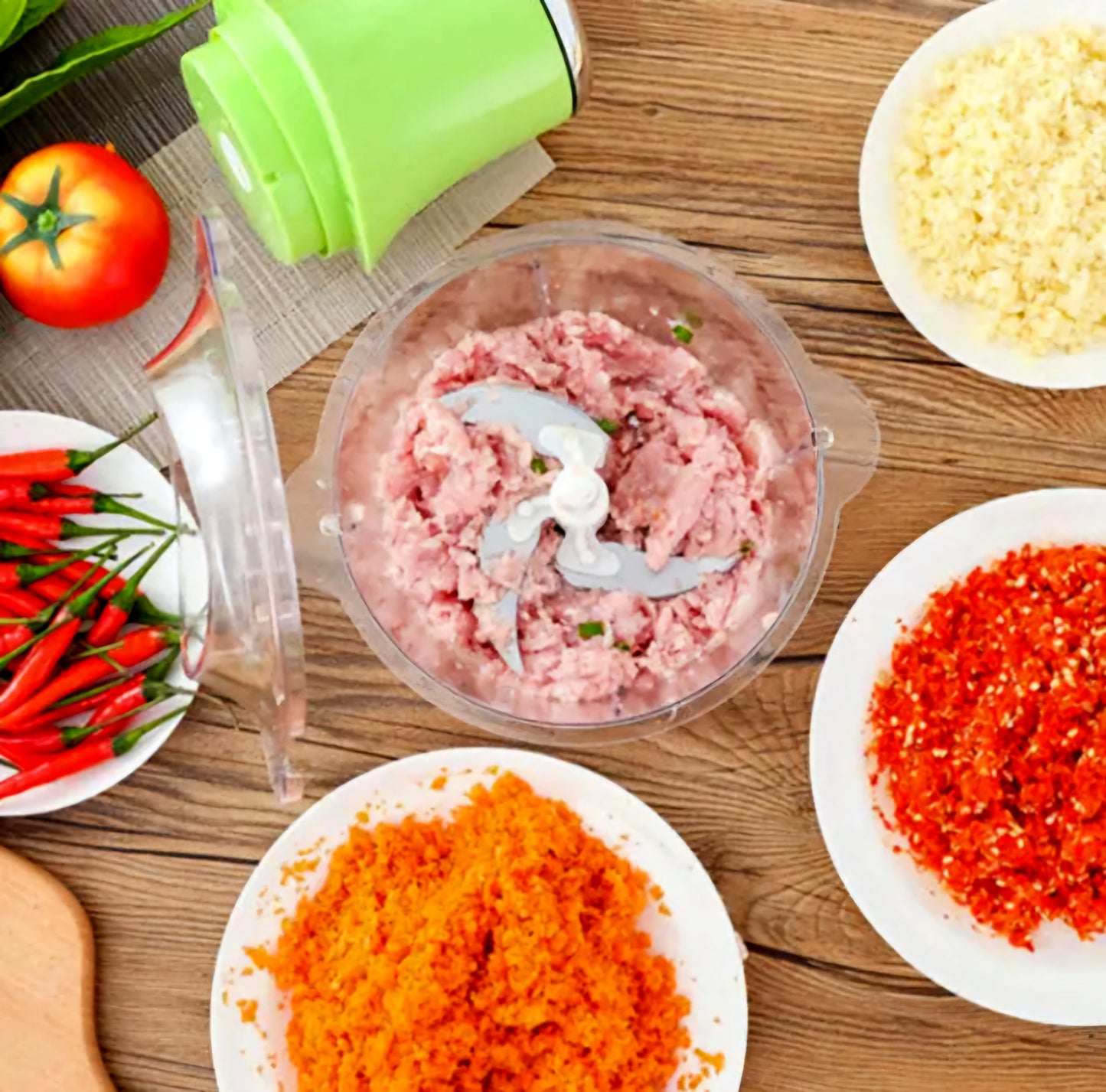 Elektromos Húsdaráló és Multifunkciós Konyhai Robotgép