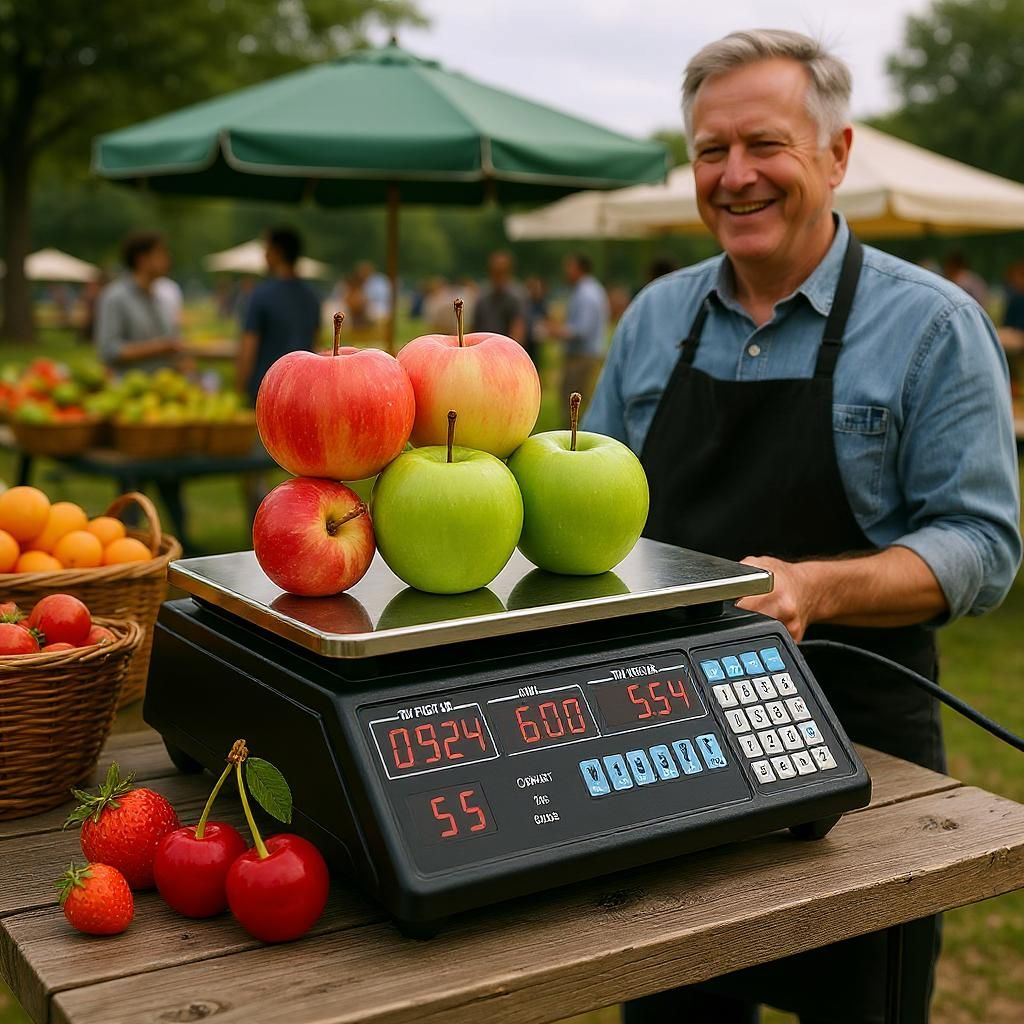 STRAUS AUSTRIA elektronikus árazó mérleget