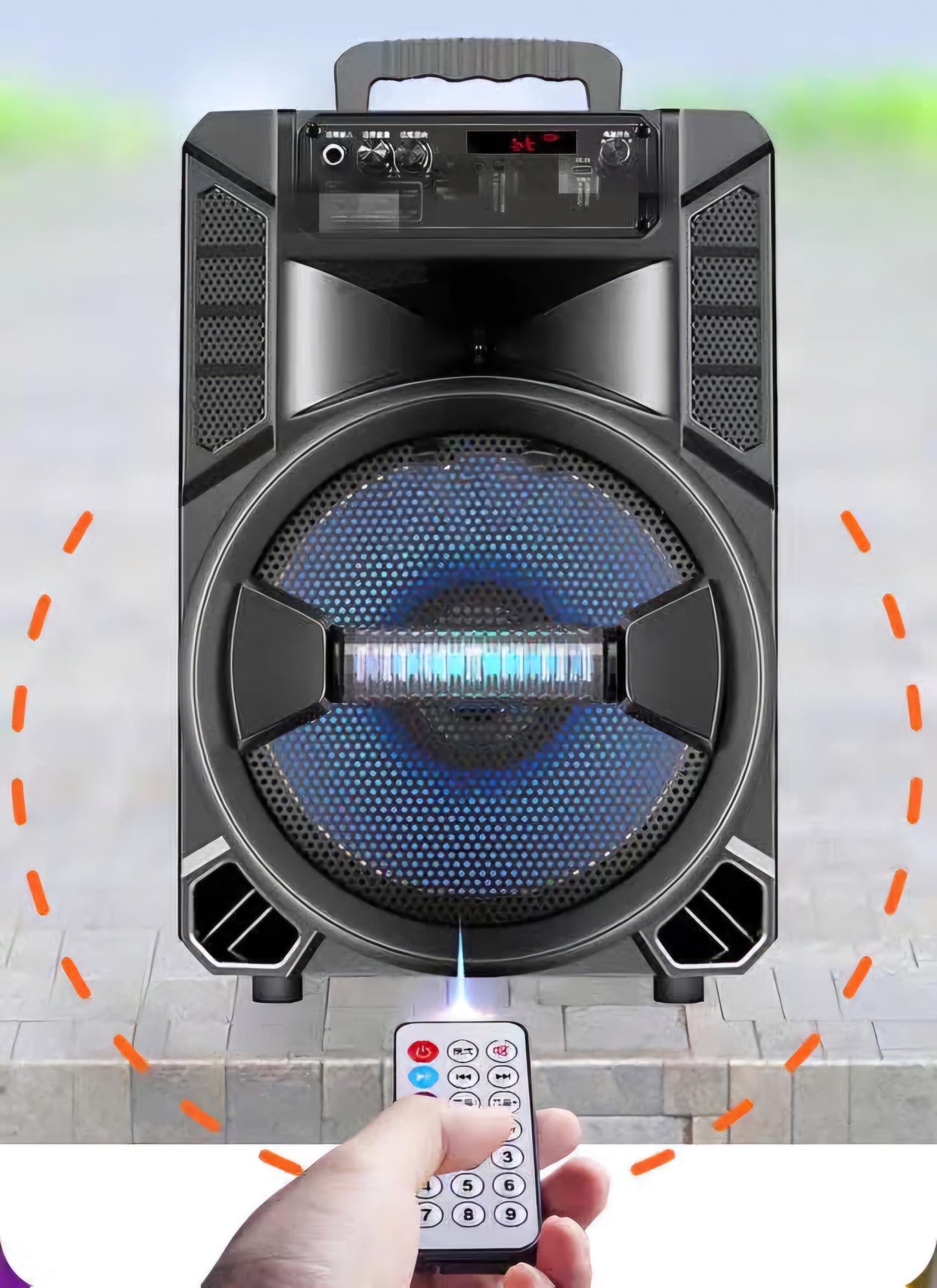 YE-1207 8” Professzionális Parti Hangfal