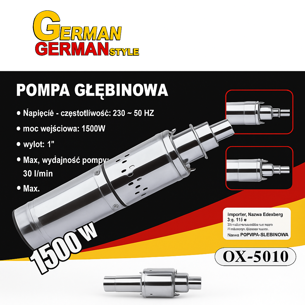 Profi Mélykúti Búvárszivattyú 1500W