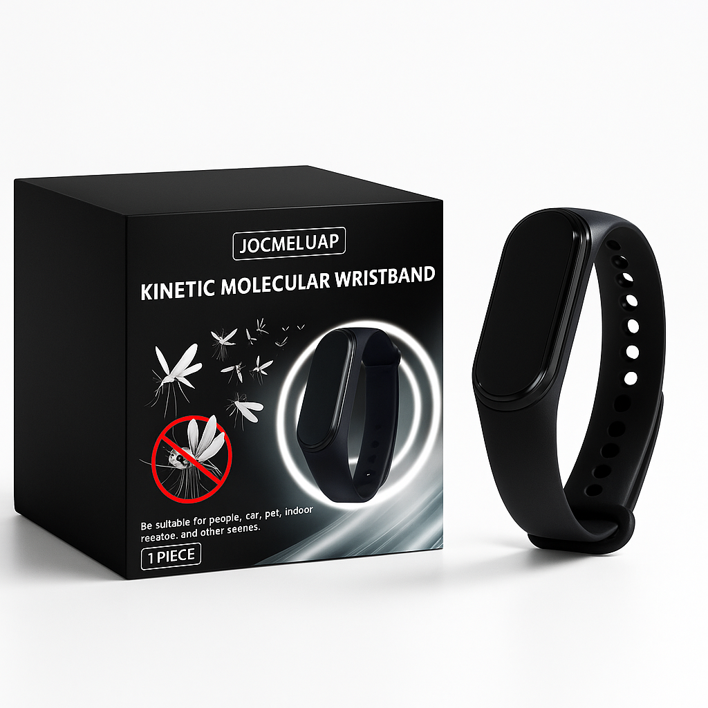 Szúnyogriasztó Kinetic Molekuláris Okos Karkötő 1+1 Ingyen