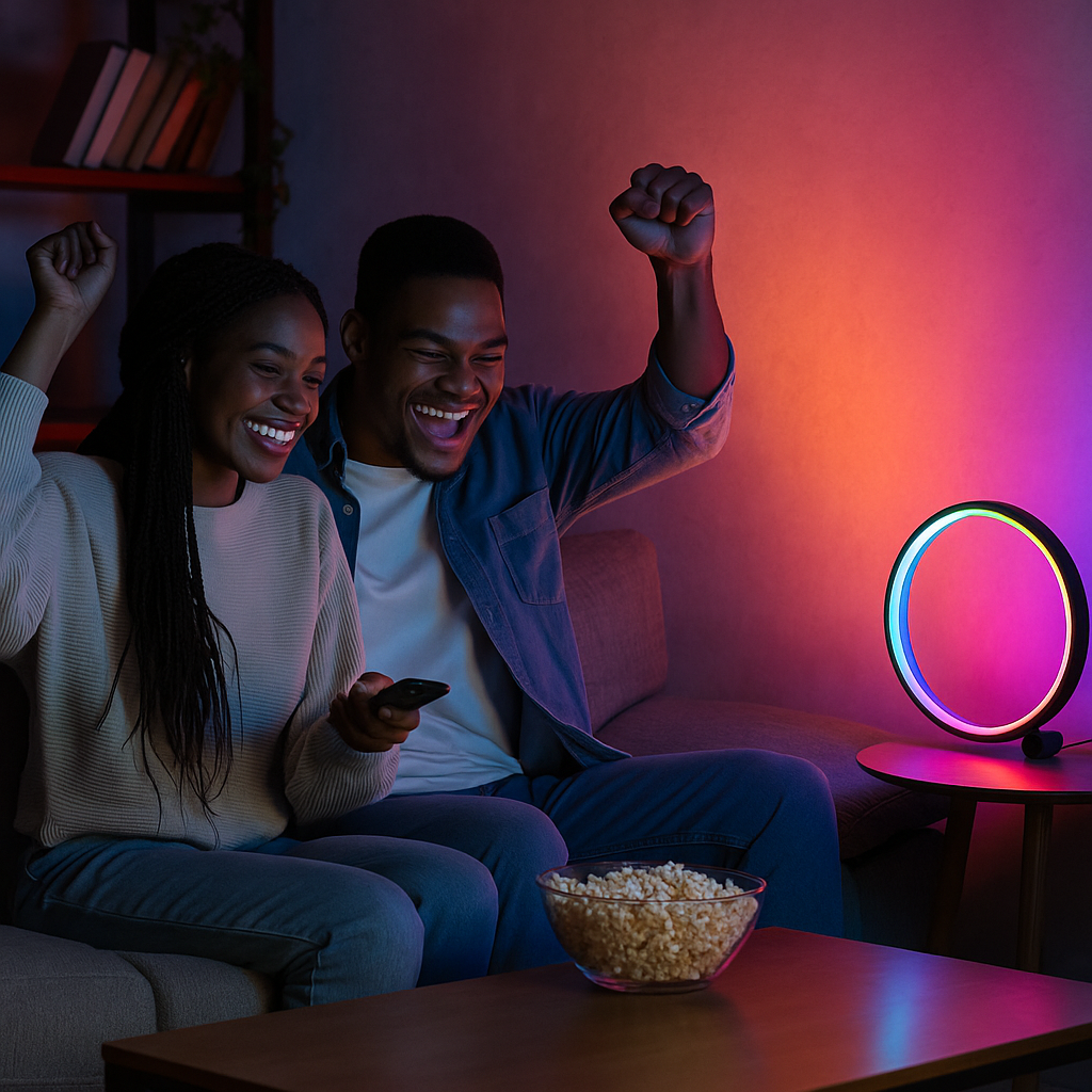 Asztali Okos RGB Gyűrűlámpa