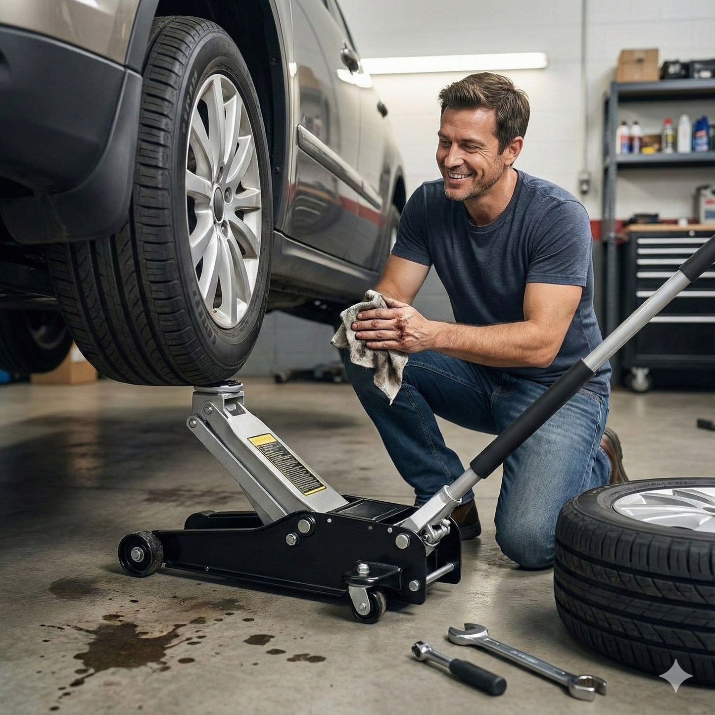 2,5T Alacsony Profilú Hidraulikus Emelő