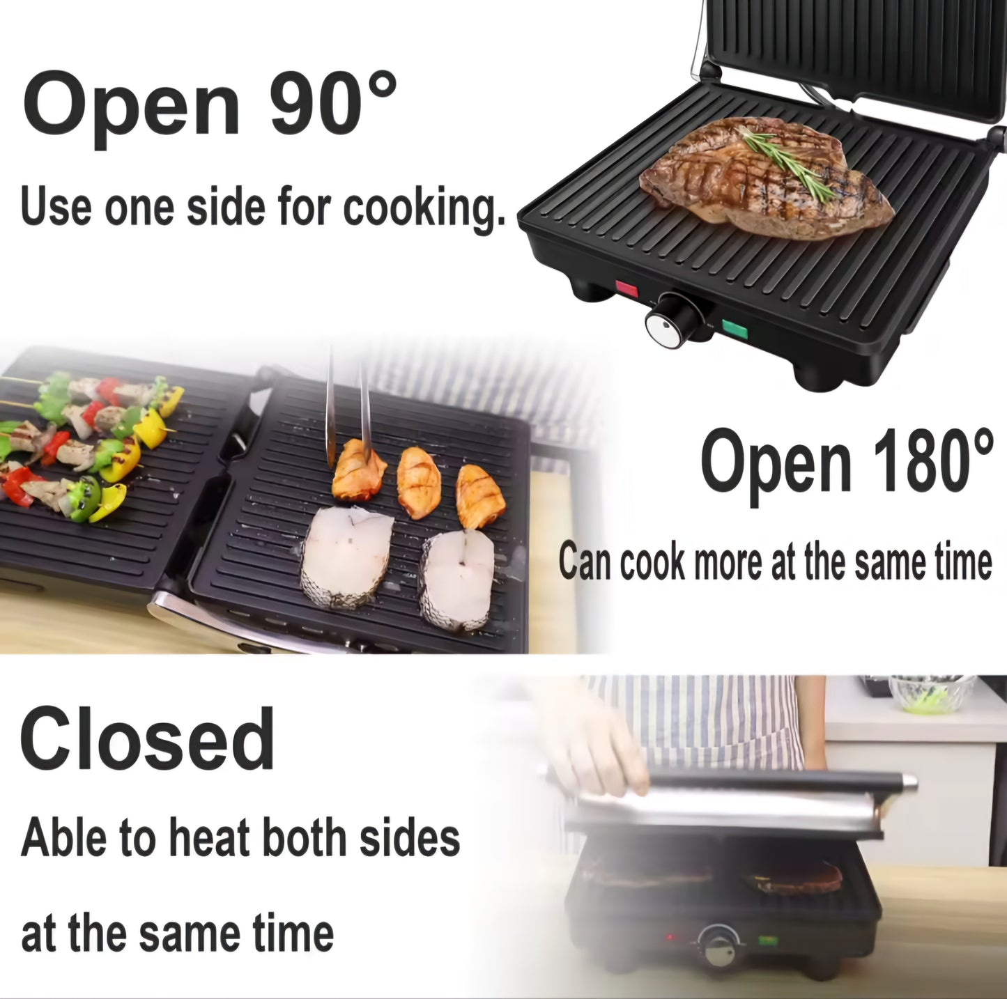 Sovio Elektromos Grill és Szendvicssütő