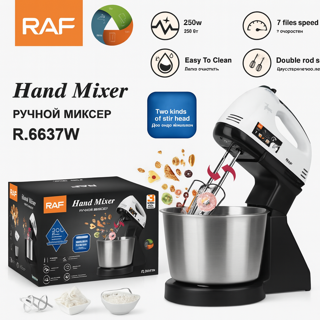 RAF Prémium Állványos Kézi Mixer