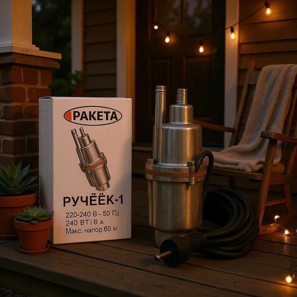 Erőteljes Vízpumpa 1200 L/Óra