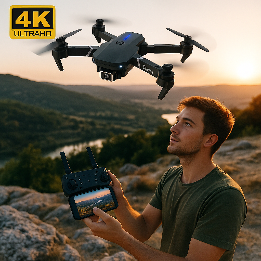 4K Ultra HD Duál Kamerás WiFi Dron
