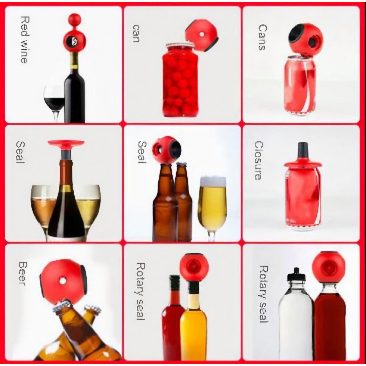 Univerzális 8 az 1-ben Palacknyitó 1+1 Ingyen