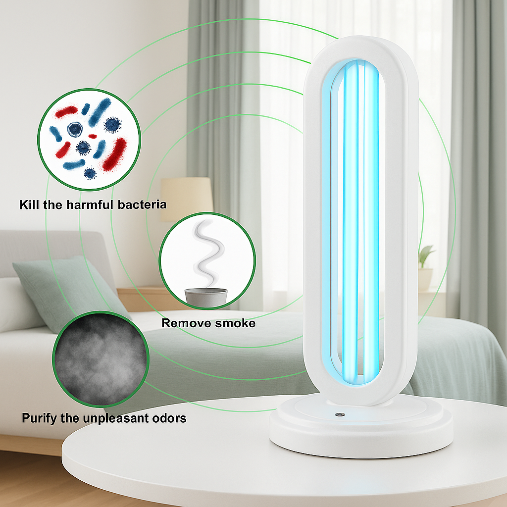 Germicidális UV-C Fertőtlenítő Lámpa