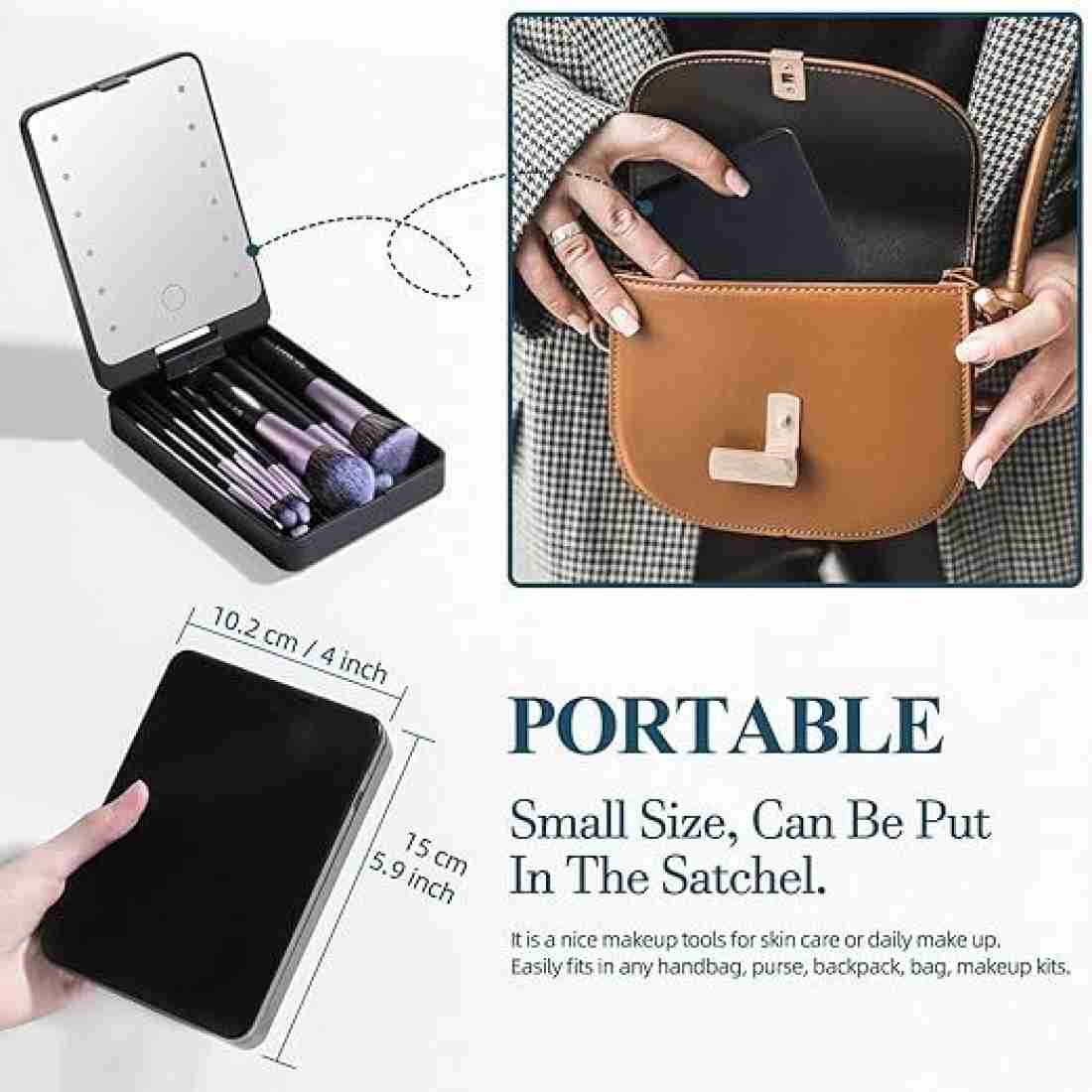 Sminkecset Készlet LED Tükrös Tokkal