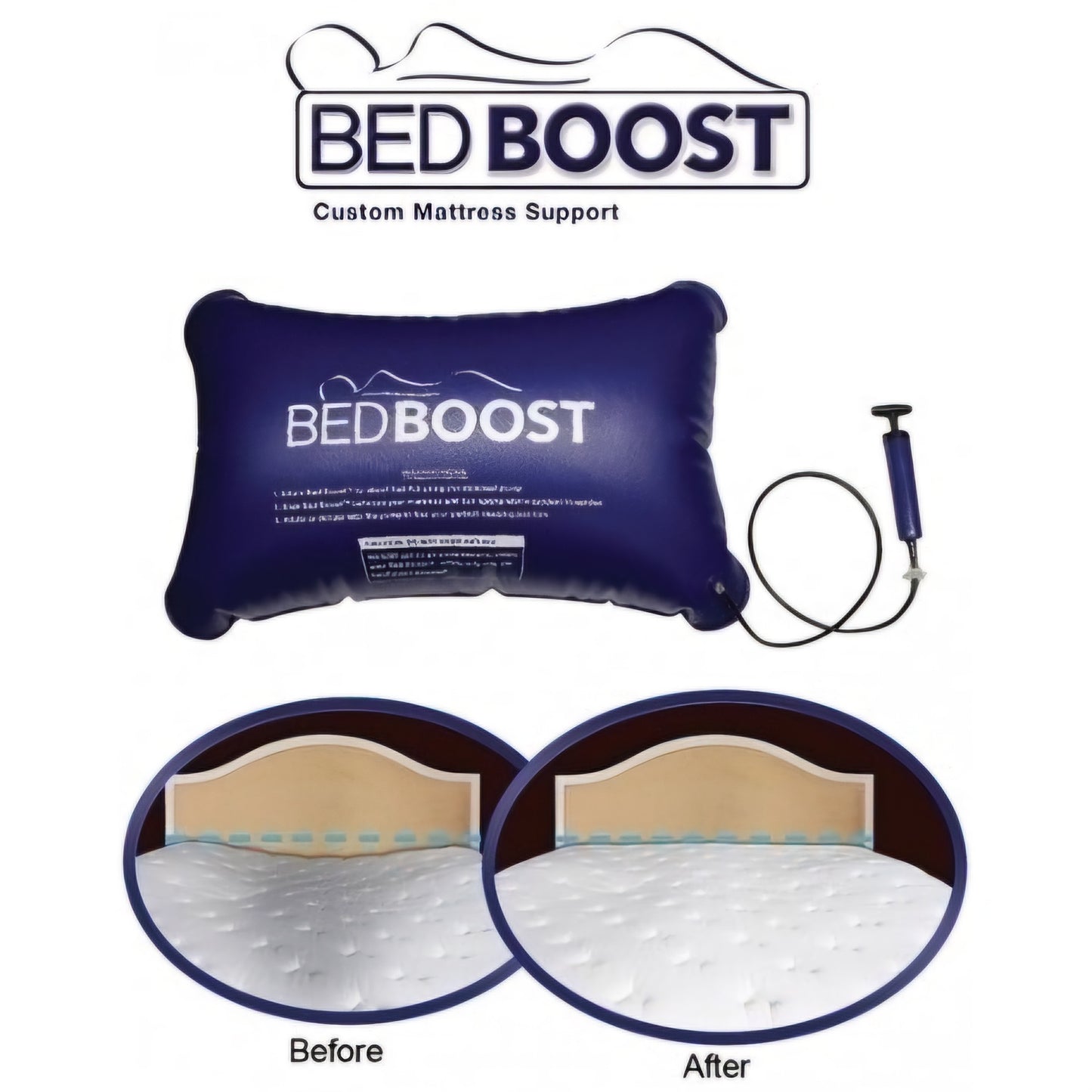 Bed Boost az univerzális, felfújható matracbetét