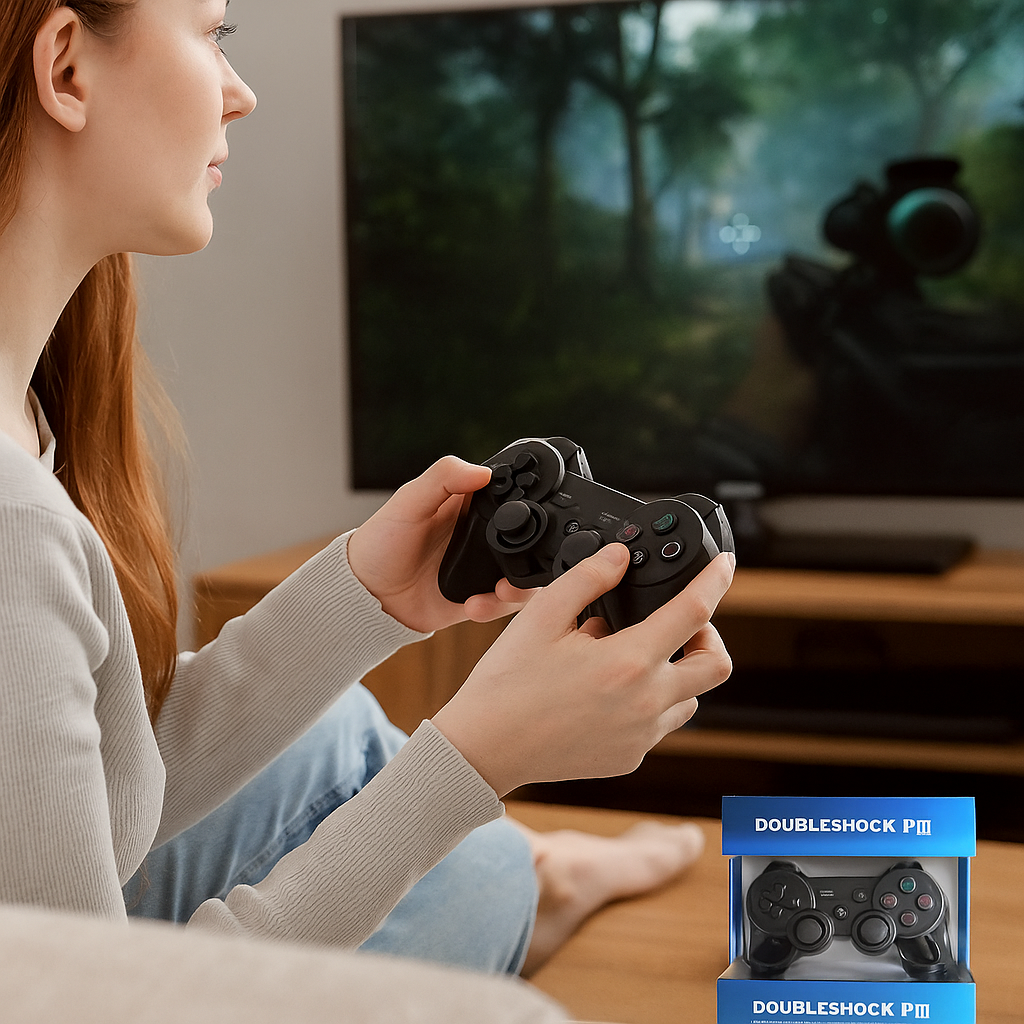 Vezeték Nélküli Dupla Rezgéses Játékvezérlő