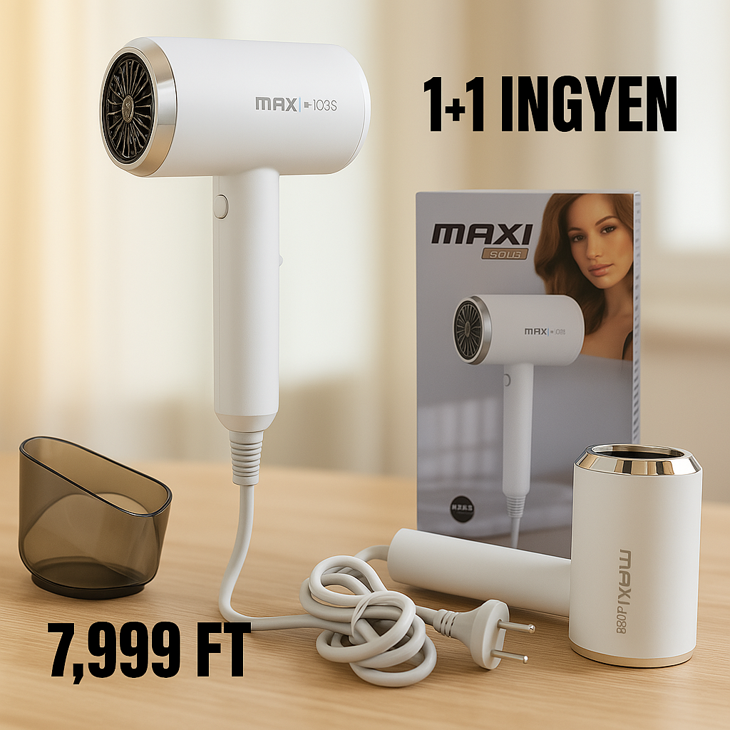 MAXI Professzionális Hajszárító 1+1 Ingyen