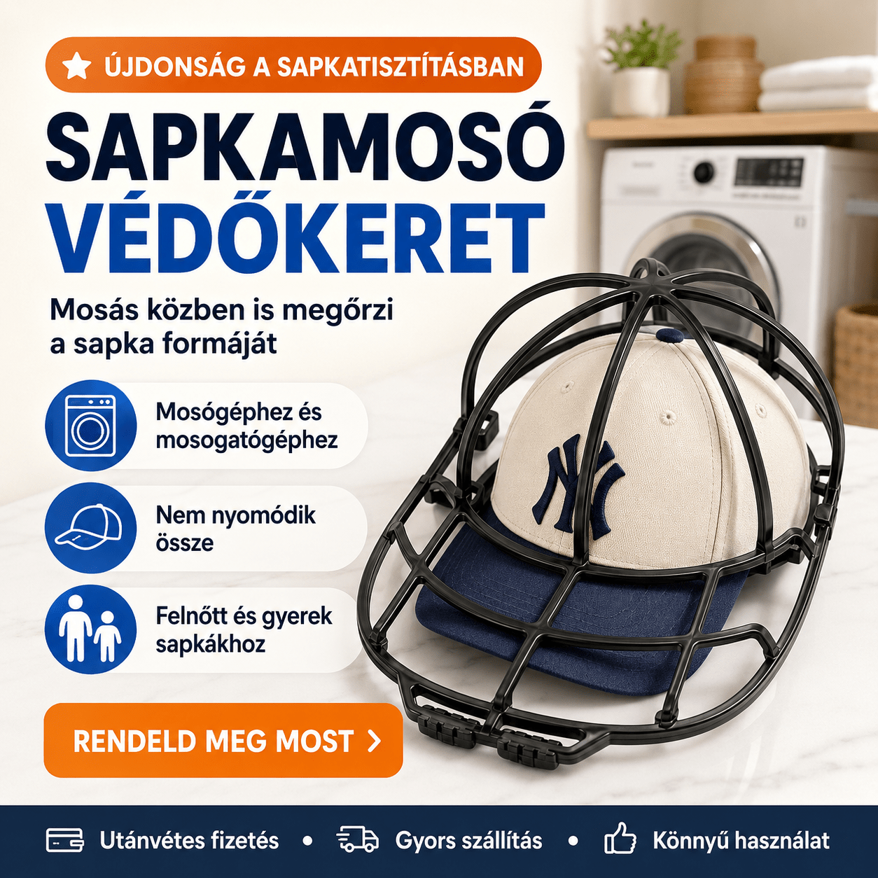 Sapka Mosó Keret – 1+1 ingyen - | Cyber Bazaar