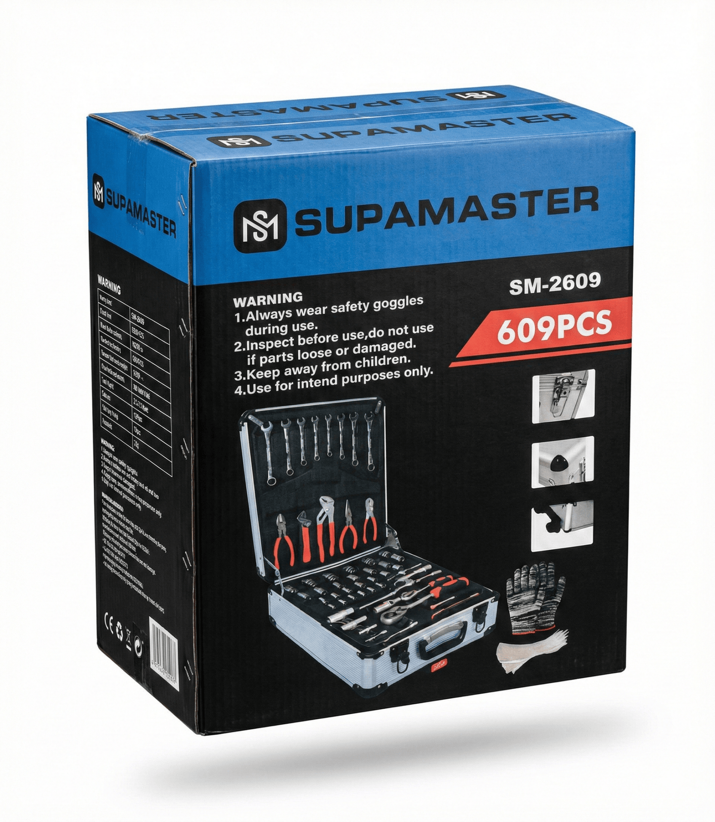 Supamaster Szerszámkészlet – 609 Részes - | Cyber Bazaar