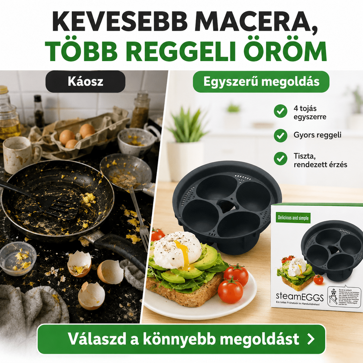 Tökéletes Tojás 5 perc Alatt - | Cyber Bazaar