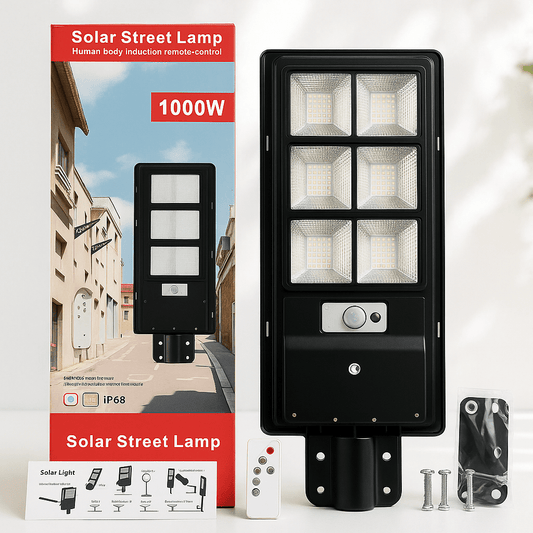 1000W Napelemes Utcai LED Lámpa - | Cyber Bazaar