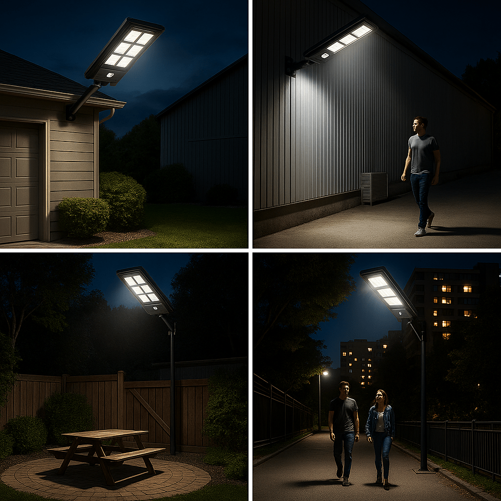 1000W Napelemes Utcai LED Lámpa - | Cyber Bazaar