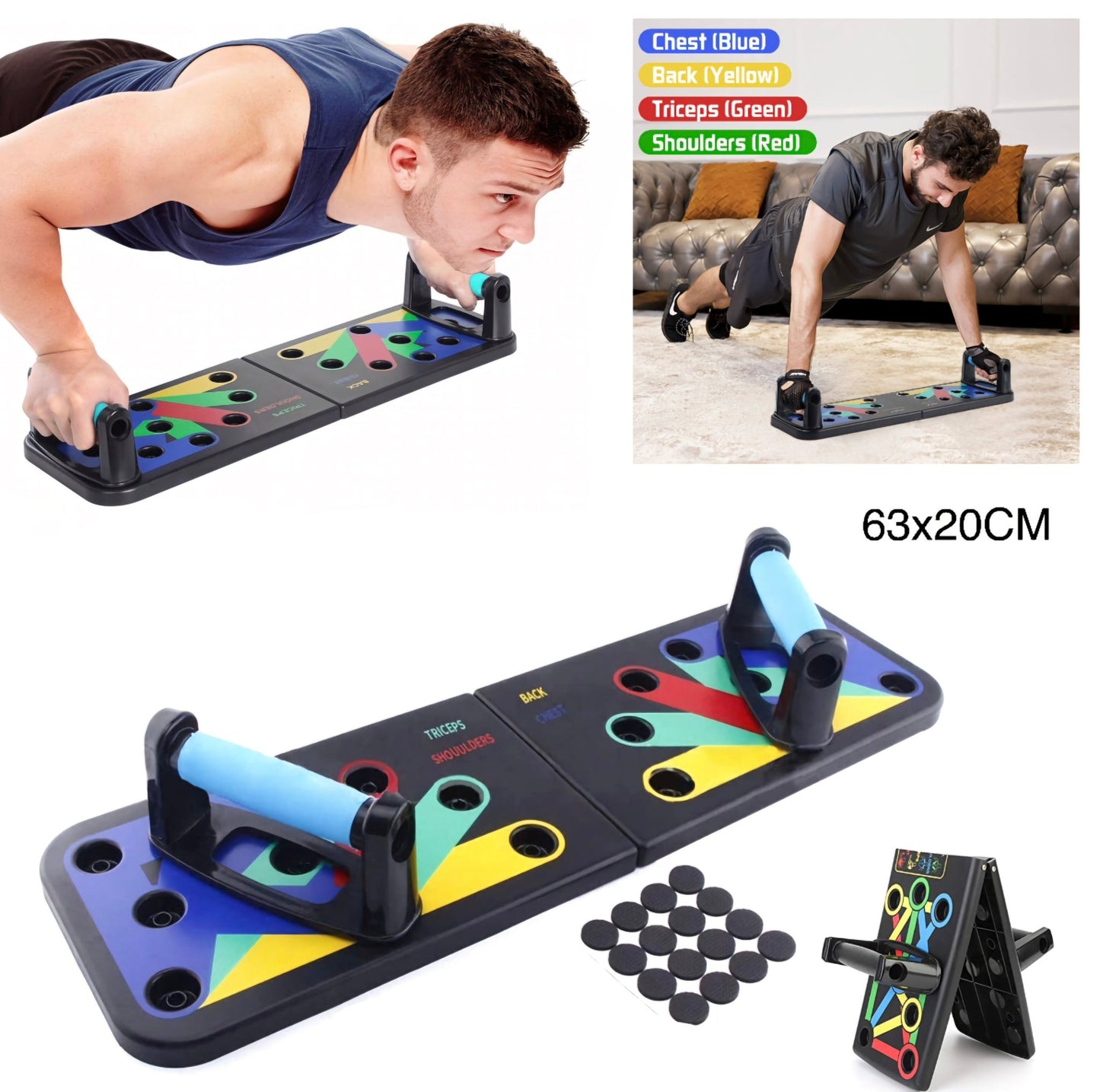 12 az 1 - ben PushUp Board 1+1 Ingyen - 0 | Cyber Bazaar