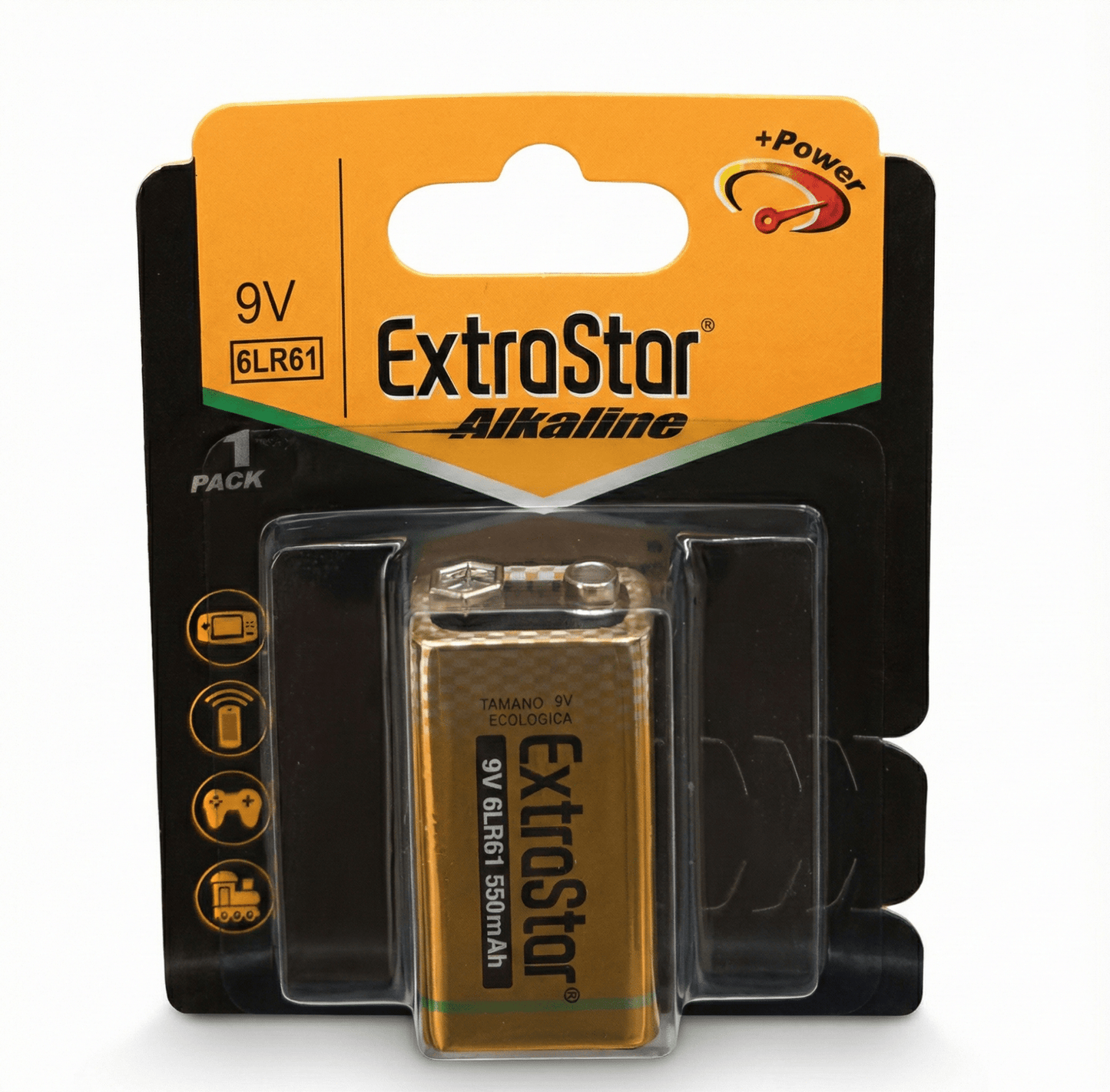 12 - db ExtraStar Alkáli 9V Elem - | Cyber Bazaar