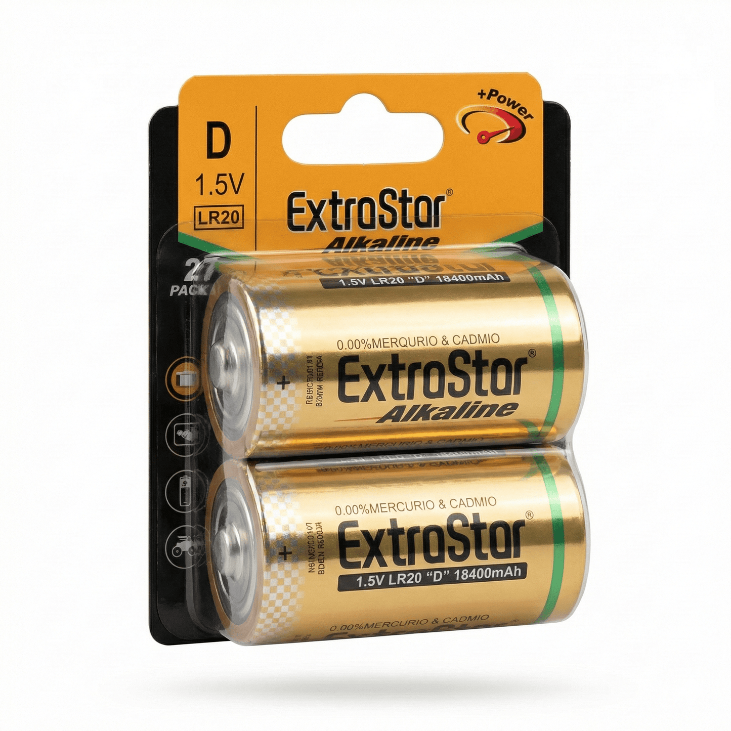 16 - db ExtraStar Alkáli D Elem (LR20, 1.5V) - | Cyber Bazaar