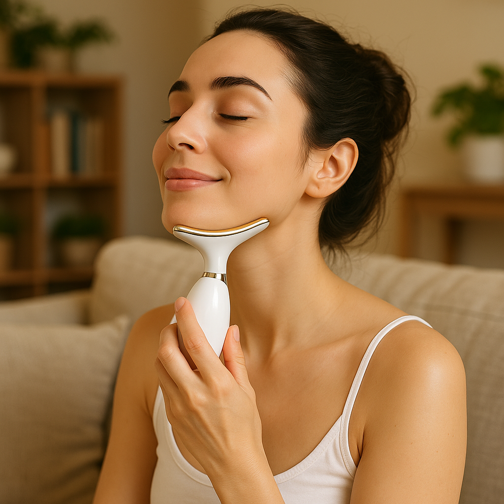 Bőrfeszesítő Arcmasszírozóval 1+1 Ingyen