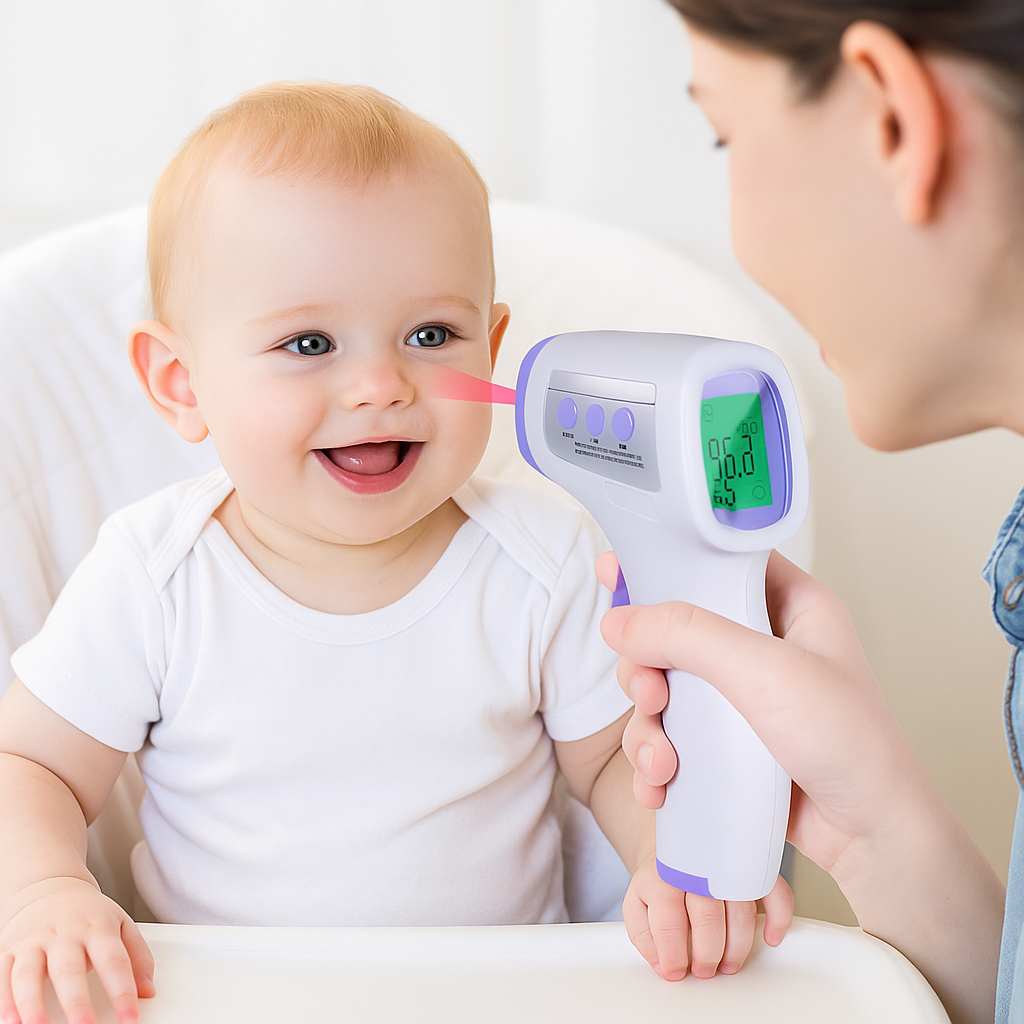 Érintkezés Nélküli Infravörös Hőmérő - 1+1 Ajándék