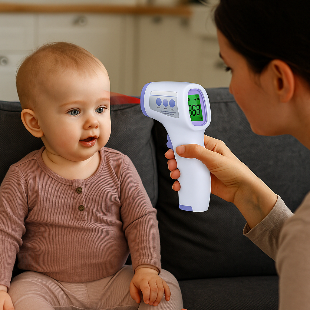 Érintkezés Nélküli Infravörös Hőmérő - 1+1 Ajándék