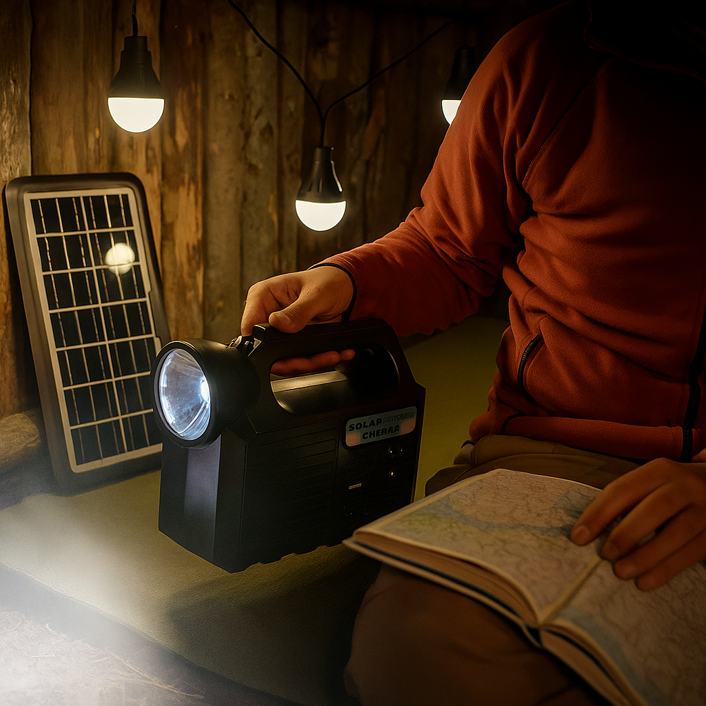 Haladó Napenergia Rendszer a GDLite 8017 Rádióval
