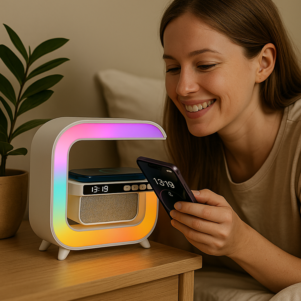 XM-G3 LED Vezeték Nélküli Töltő Hangszóró