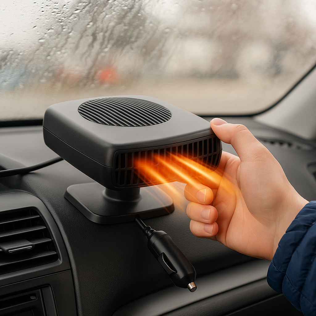 Autós Fűtőventilátor 12V/200W