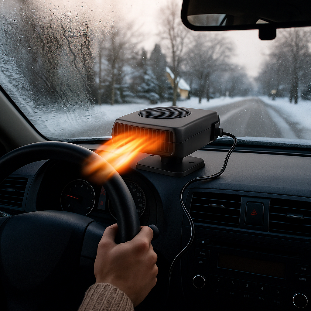 Autós Fűtőventilátor 12V/200W