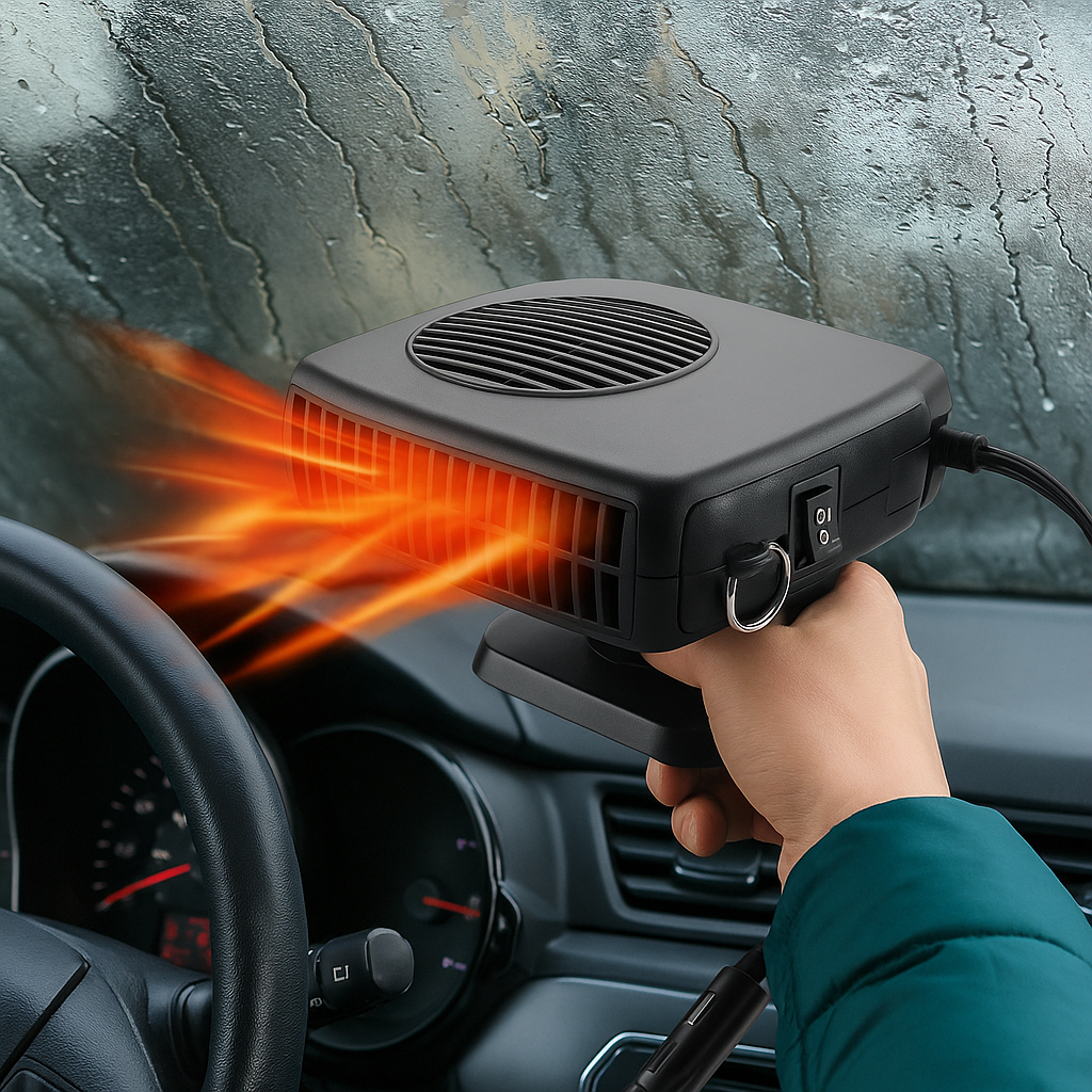 Autós Fűtőventilátor 12V/200W