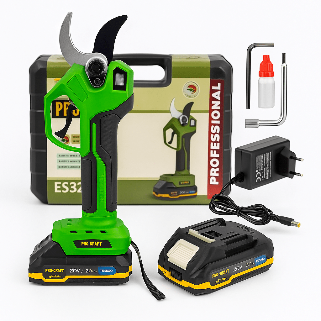 20V Akkus Metszőolló LCD Kijelzővel - | Cyber Bazaar