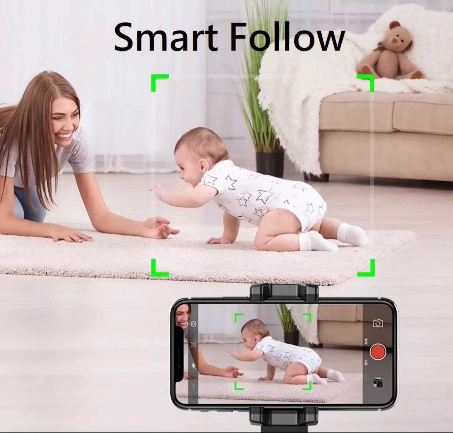 360° Automatikus Arc - és Tárgykövető Selfie Bot - | Cyber Bazaar