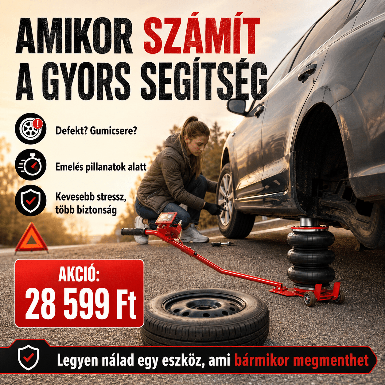 4,5 Tonnás Pneumatikus Emelő - | Cyber Bazaar