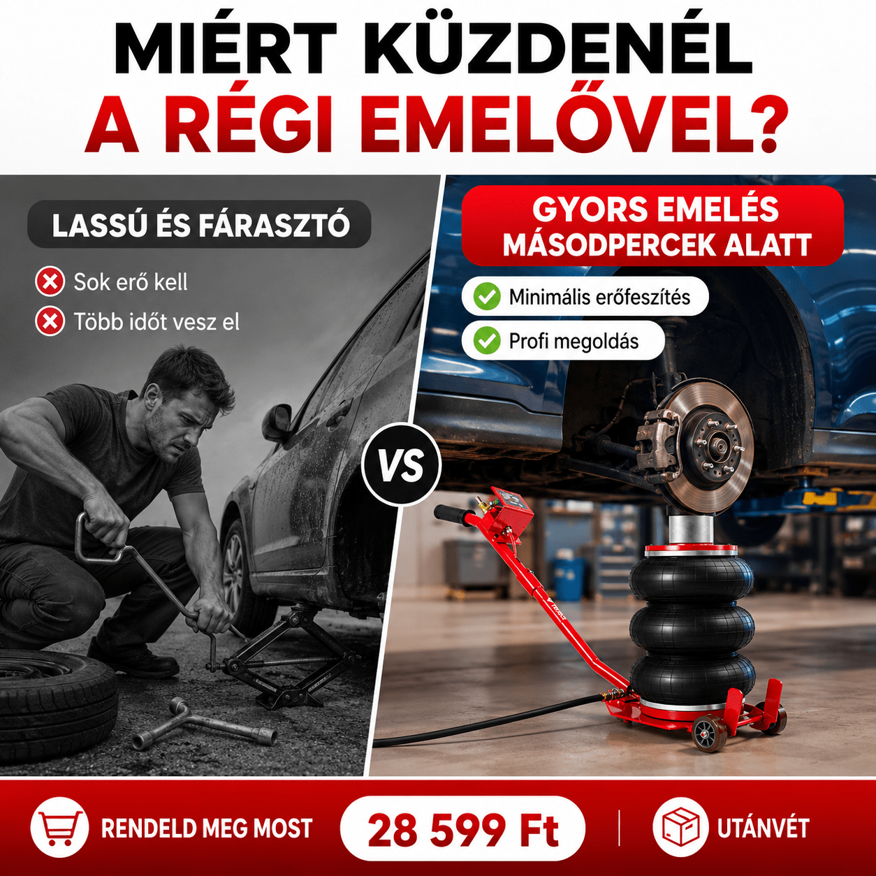 4,5 Tonnás Pneumatikus Emelő - | Cyber Bazaar