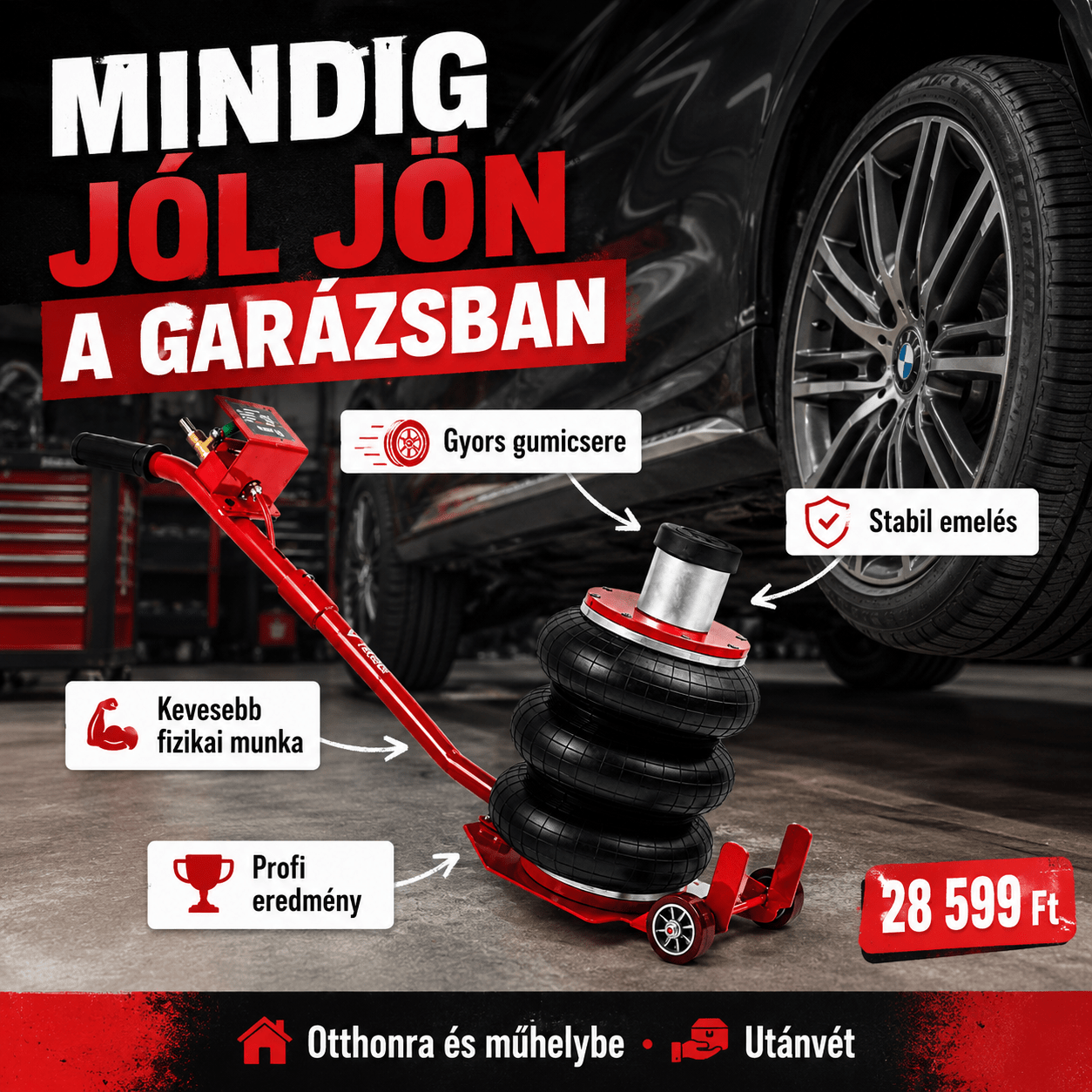 4,5 Tonnás Pneumatikus Emelő - | Cyber Bazaar