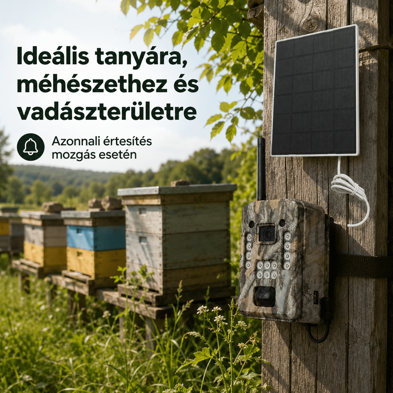 4G Napelemes Vadkamera - | Cyber Bazaar