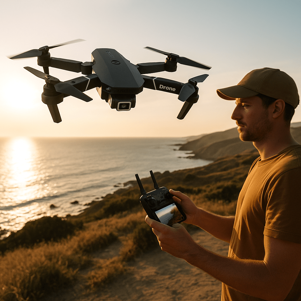 4K Ultra HD Duál Kamerás WiFi Dron - | Cyber Bazaar