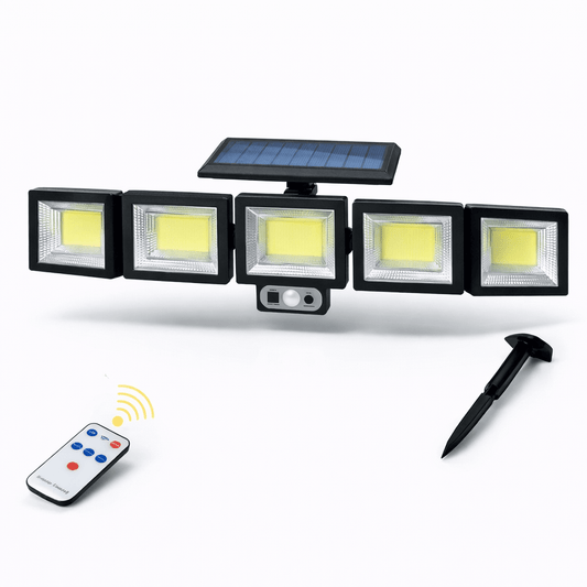 5 Fejes LED Reflektor Mozgásérzékelővel - | Cyber Bazaar
