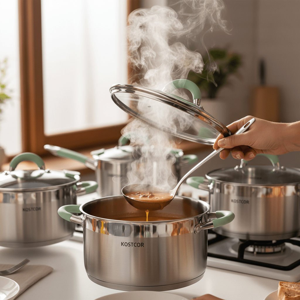 5 részes rozsdamentes edénykészlet - | Cyber Bazaar