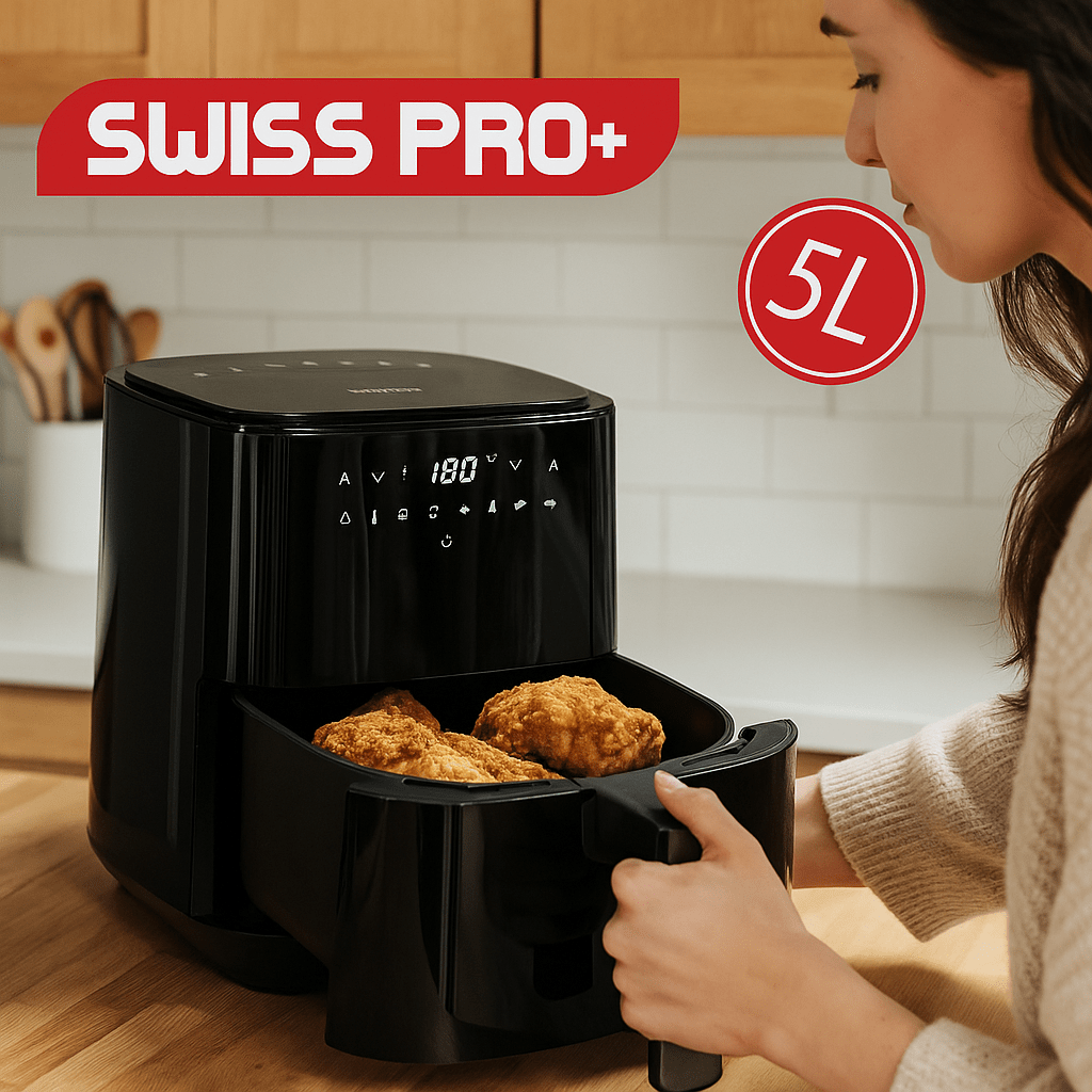 5L Prémium Forrólevegős Sütő - | Cyber Bazaar