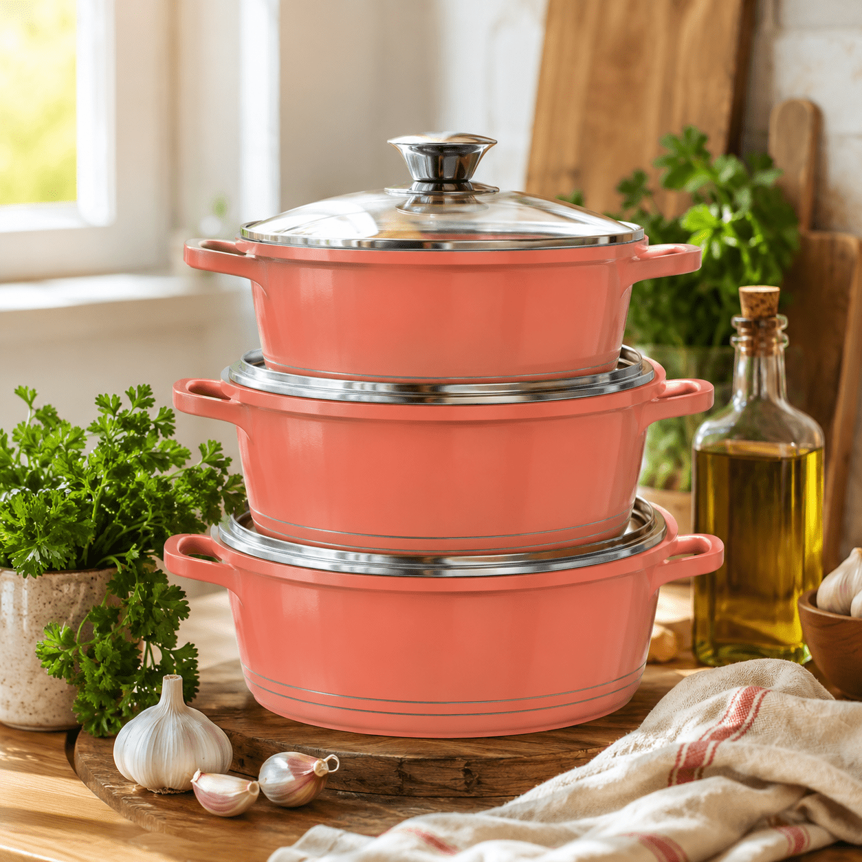 6 Részes Gránit Edénykészlet - | Cyber Bazaar