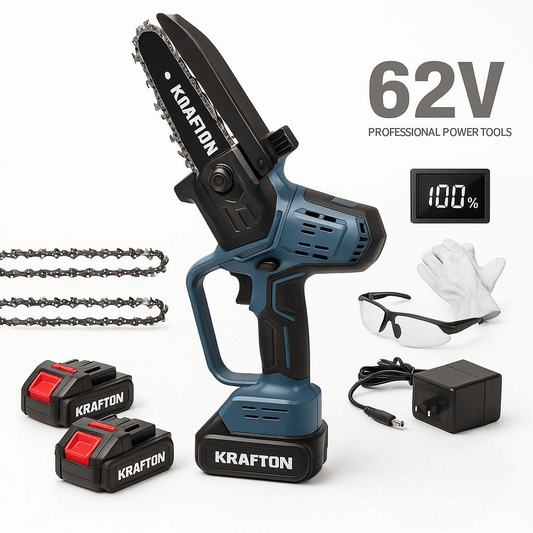 62V Akkumulátoros Láncfűrész - | Cyber Bazaar