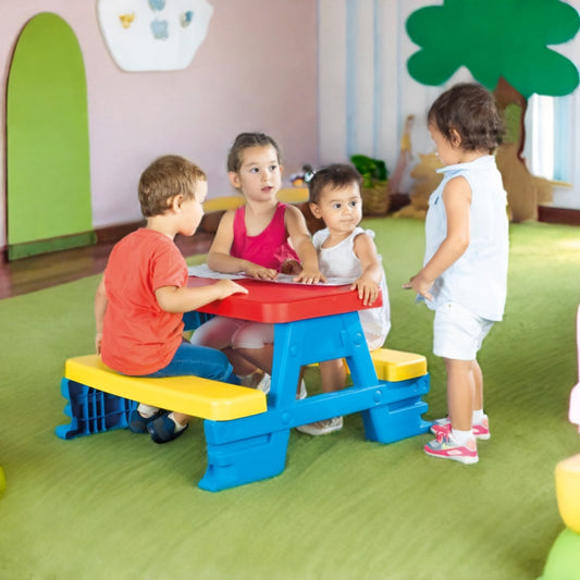 Színes Gyerek Piknikasztal