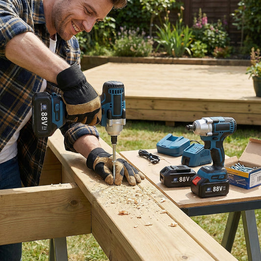 Supamaster Akkus Ütvecsavarozó Készlet