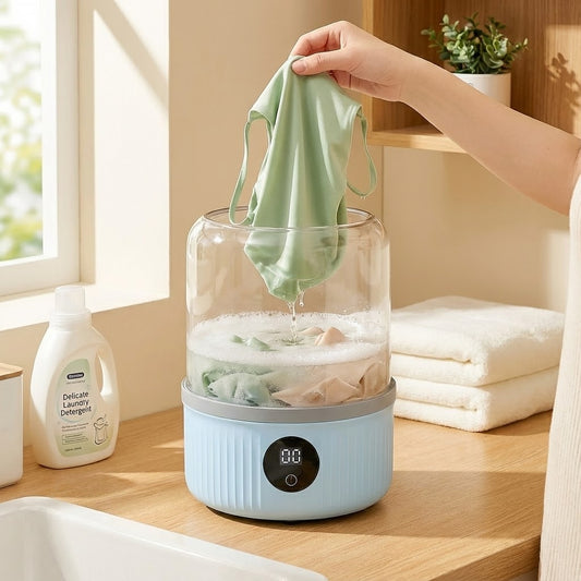 Mini Hordozható Fehérnemű Mosógép