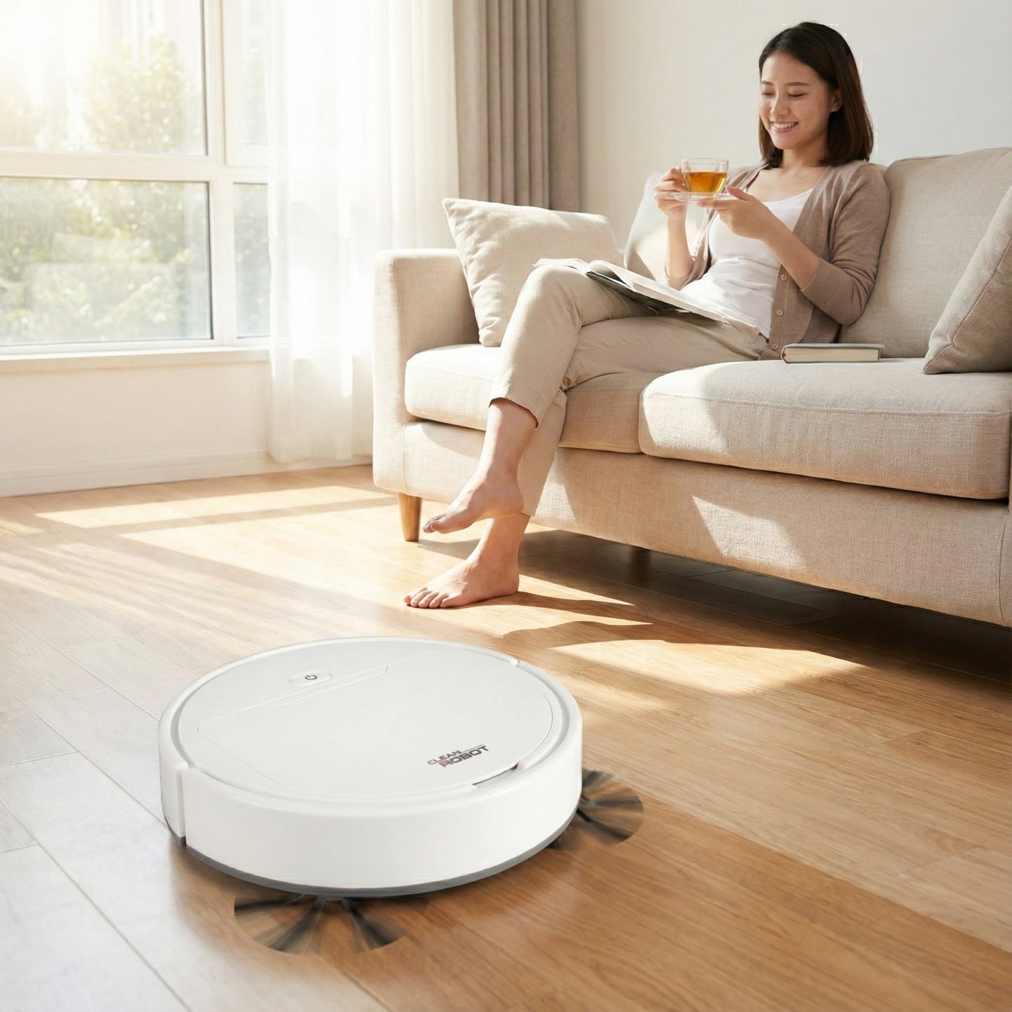 Okos Intelligens Porszívó Robot